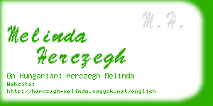 melinda herczegh business card